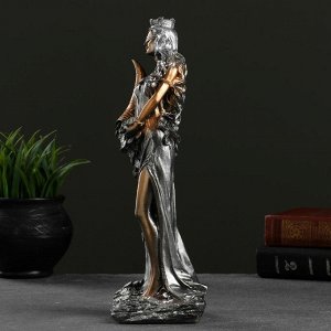 Фигура "Богиня Фортуна" золото с серебром, 29х10см