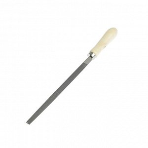Напильник трехгранный "Вихрь" 73/6/4/3, 200 мм, деревянная рукоятка, для заточки цепей