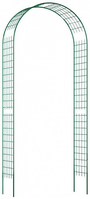 Арка ПРЯМАЯ УЗКАЯ РЕШЕТКА металлическая 255см