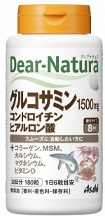 ASAHI Dear-Natura Глюкозамин, хондроитин и гиалуроновая кислота