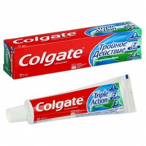 Зубная паста Colgate "Тройное действие", 50 мл