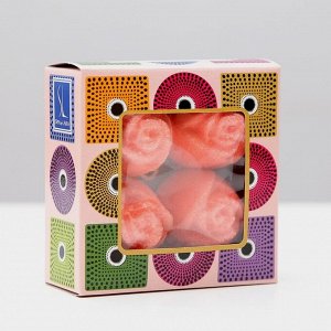 Набор бурлящих шаров для ванны Spa by Lara "Роза", 160 г (40 г*4 шт)