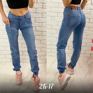 Женские джинсы на манжете материал: стрейч