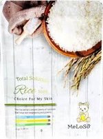 Meloso Маска тканевая с экстрактом риса Total Solution Rice Mask, 25 гр