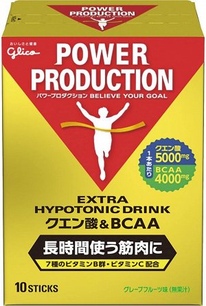GLICO Extra Hypotonic Drink Citric Acid & BCAA - напиток для восполнения сил и энергии