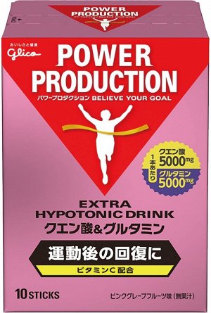 GLICO Extra Hypotonic Drink Citric Acid & & Glutamine - напиток для восполнения сил и энергии