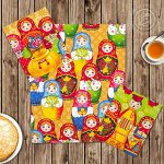 Комплект кухонных полотенец &quot;Матрёшки&quot; 45*60