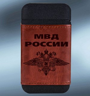 Тактическая зажигалка "МВД" с опцией Powerbank - полезный подарок + палочка-выручалочка для гаджетов №21