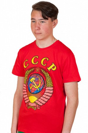 Футболка Яркая футболка с государственным символом СССР. Покупай и сразу жить станет лучше, жить станет веселее! №21