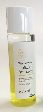 Meloso Vita lemon Lip & eye remover Двухфазное Осветляющее средство для снятия макияжа, 100 мл