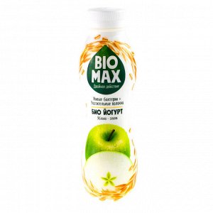 Биойогурт пит BioMax Яблоко-Злаки с инулином 1,5% 270г