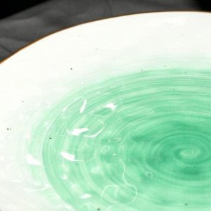 Тарелка плоская керамическая «Счастье», d=27.5 см