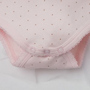 Боди с юбкой Крошка Я "Princess", розовый, рост 86-92 см
