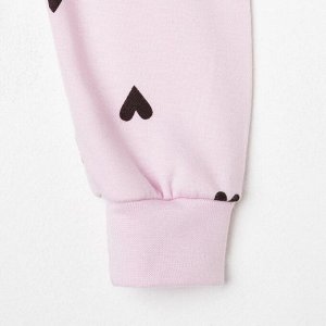 Комплект: джемпер, брюки Крошка Я "Cute", розовый.