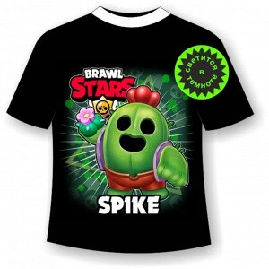 Мир Маек Подростковая футболка Brawl Stars Spike 1104