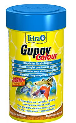 Tetra Guppy Colour 100мл хлопья для гуппи для улучшения окраса АКЦИЯ!