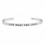 Браслет LIVE WHAT YOU LOVE