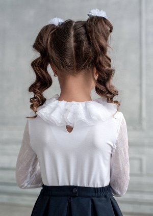 Хана блузка трикотажная белый