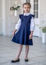 Альбина сарафан школьный т.синий