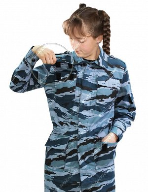Костюм детский Военно-полевой тк.Смесовая цв.Серый камыш