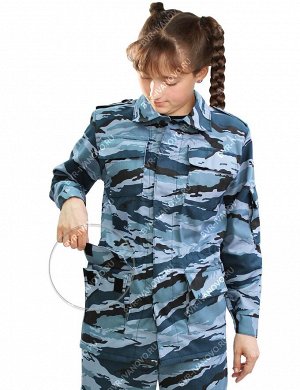 Костюм детский Военно-полевой тк.Смесовая цв.Серый камыш