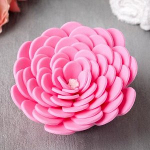 Мочалка-цветок, розовая