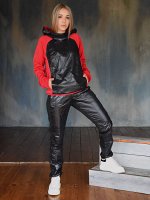 Спортивный костюм Алиса, черный с красным