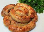 Домашняя РУБЛЕННАЯ КОЛБАСА из КУРИЦЫ для жарки или запекания (0,5 кг)
