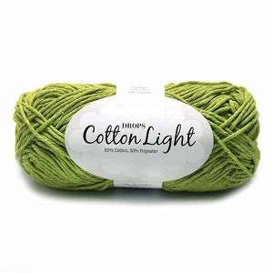 Пряжа DROPS Cotton Light Цвет.11 Зеленый
