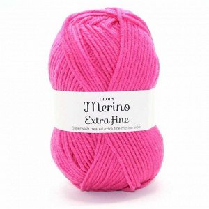 Пряжа DROPS Merino Extra Fine Цвет.17 Cerise/вишневый