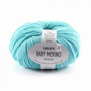 Пряжа DROPS Baby Merino Цвет.10 Пыльная бирюза