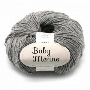 Пряжа DROPS Baby Merino Цвет.19 Серый
