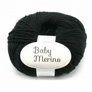 Пряжа DROPS Baby Merino Цвет.21 Чёрный