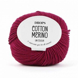 Пряжа DROPS Cotton Merino Цвет.07 Bordeaux/бордо