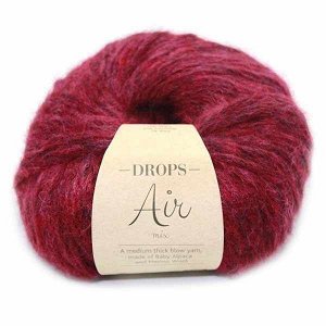 Пряжа DROPS Air Цвет. 07 Ruby red