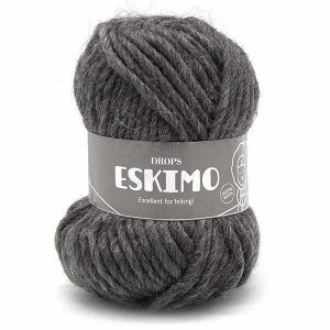 Пряжа DROPS Eskimo Цвет.14 Dark grey