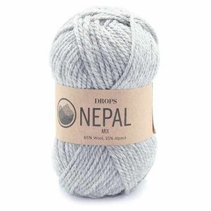 Пряжа DROPS Nepal Цвет.0501m Grey/серый