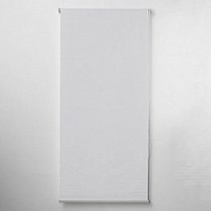Штора рулонная «Механика», 90?180 см (с учётом креплений 3,5 см), цвет белый