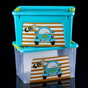 Контейнер с декором Алеана Smart Box, 3,5 л, цвет МИКС