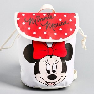 Рюкзак детский кожзам «Minnie Mouse», Минни Маус
