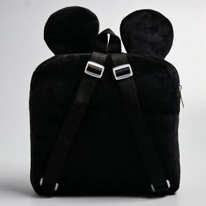 Рюкзак плюшевый, 19 см х 5 см х 21 см "Мышонок", Микки Маус