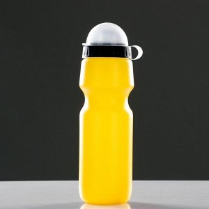 Бутылка для воды 740 мл, велосипедная, с соской,  23,5х7.3х7.3 см , микс