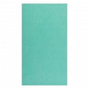 Полотенце махровое «Romance» цвет ментол, 50х90, 330 гр/м