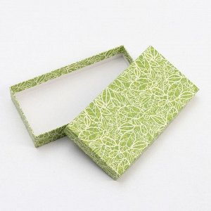 Набор коробок 5 в 1 "Кружевная листва зеленая", 40 х 30 х 5 - 20 х 10 х 3 см