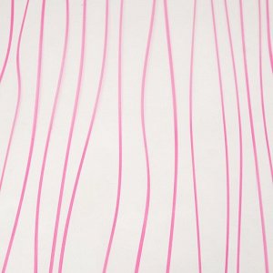 Плёнка для цветов "Полосы розовые", 0,72 х 7,5 м, 40 мкм, 200 г