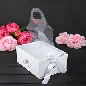 Коробка для цветов, 25 х 18 х 10,5 см
