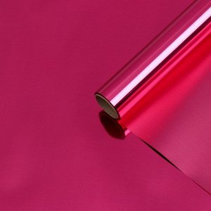 Пленка для цветов "Глянец", рубиновый, 58 см х 5 м