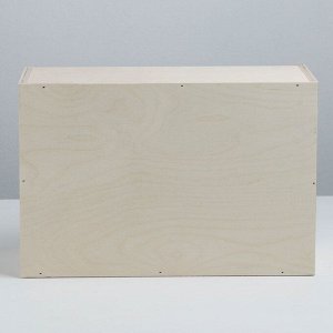 Ящик подарочный деревянный «Почта», 20 * 14 * 8 см