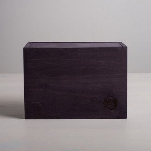 Ящик подарочный деревянный «Для тебя», 20 * 14 * 8 см