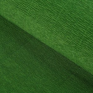 Бумага гофрированная, 991 "Зелёный лист", 50 см х 2,5 м